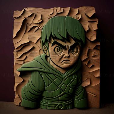 3D model Rock Lee FROM NARUTO (STL)